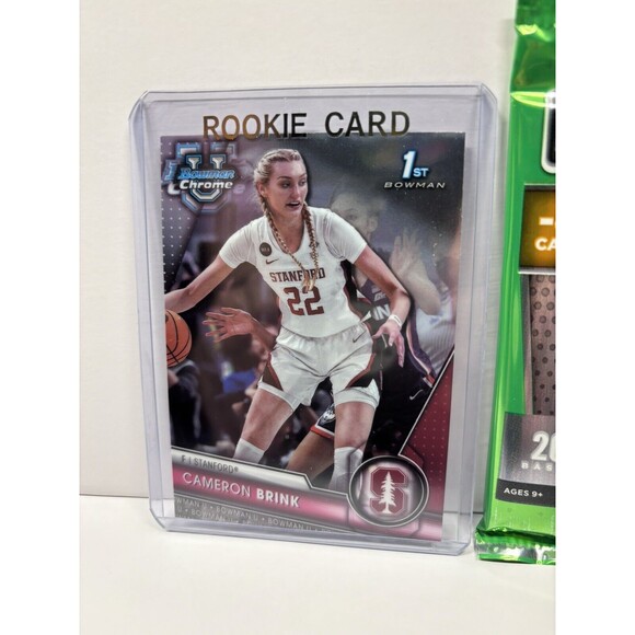 Cameron Brink Rookie Card Bowman Chrome & WNBA Pack LA Sparks Stanford - Picture 2 of 5